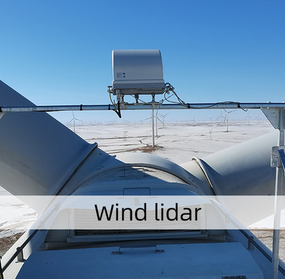 4 Beam Doppler Wind Lidar Rental Eolos Molas Nl ± 0.5 درجة دقة الاتجاه