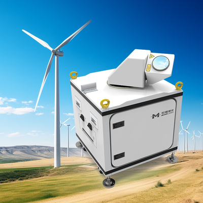 برنامج PPI RHI DBS مسح قياس الرياح Lidar دقة عالية
