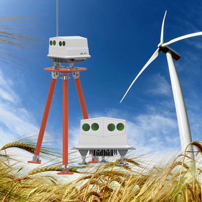 وحدة بيانات الوزن الخفيف الوزن ≤6 كجم نظام ليدار لطاقة الرياح لتقييم موارد الرياح