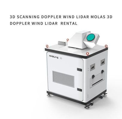 30m 3D مسح دوبلر سرعة الرياح تأجير Lidar Molas 3d