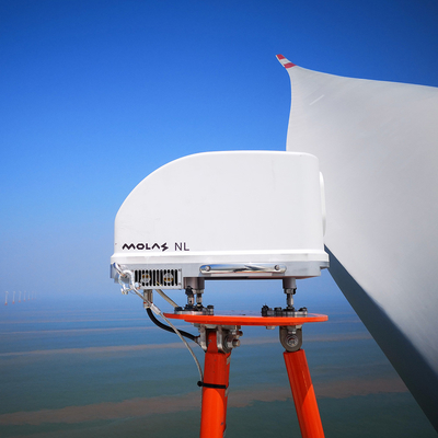 كشف الضوء وتراوح سرعة الرياح Ldv Doppler Lidar سرعة الرياح 70m / S